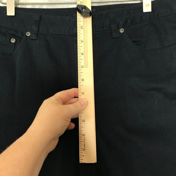 Talbots Stretch Jeans 10 Navy High Waist Mom Jean Cotton Stretch Vintage Denim - Picture 8 of 11